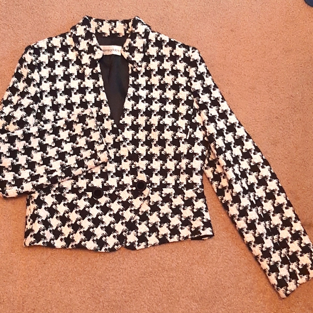 Bloomingdales Herringbone Wool Blend Blazer